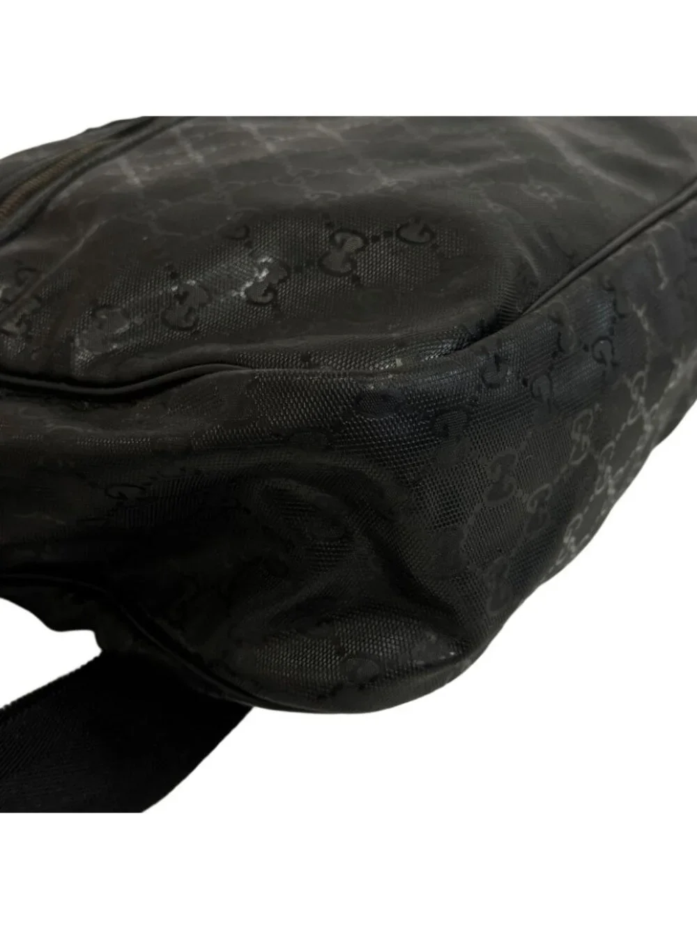 Gucci GG Supreme Shoulder Bag Black